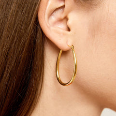 18K GOLD PLATED STAINLESS STEEL EARRINGS