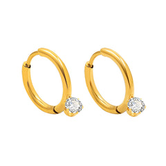18K GOLD PLATED STAINLESS STEEL EARRINGS