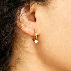 18K GOLD PLATED STAINLESS STEEL EARRINGS
