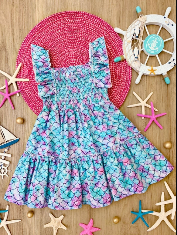 Mermaid Ruffle Sundress