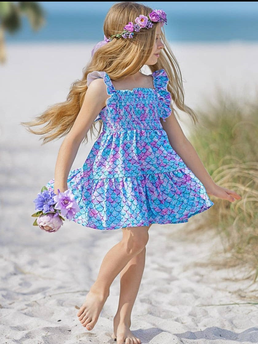 Mermaid Ruffle Sundress